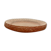 Lot 4 plates Arcoroc model Rosaline