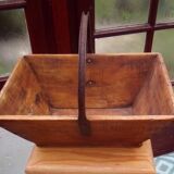 Wooden harvest basket