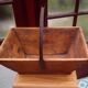 Wooden harvest basket