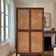 Art Deco style wardrobe in raw oak