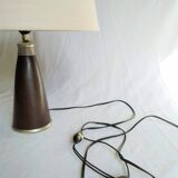 Tadelakt lamp wood color