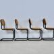 Dinning chairs B32 By Marcel Breuer