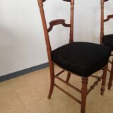 2 chaises anciennes retapissées