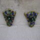 Paire d'appliques en verre de Murano