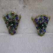 Pair of Murano glass sconces