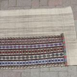 Tapis de table turc kilim 72x227