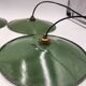 4 enameled sheet metal pendant lights