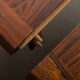 Danish Rio Palisander extension table in original lacquer, 1960s