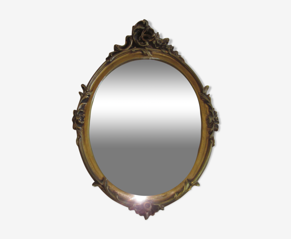 Miroir dorè en platre 47x67cm