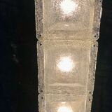 Mazzega frost glass foot lamp