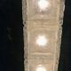 Mazzega frost glass foot lamp