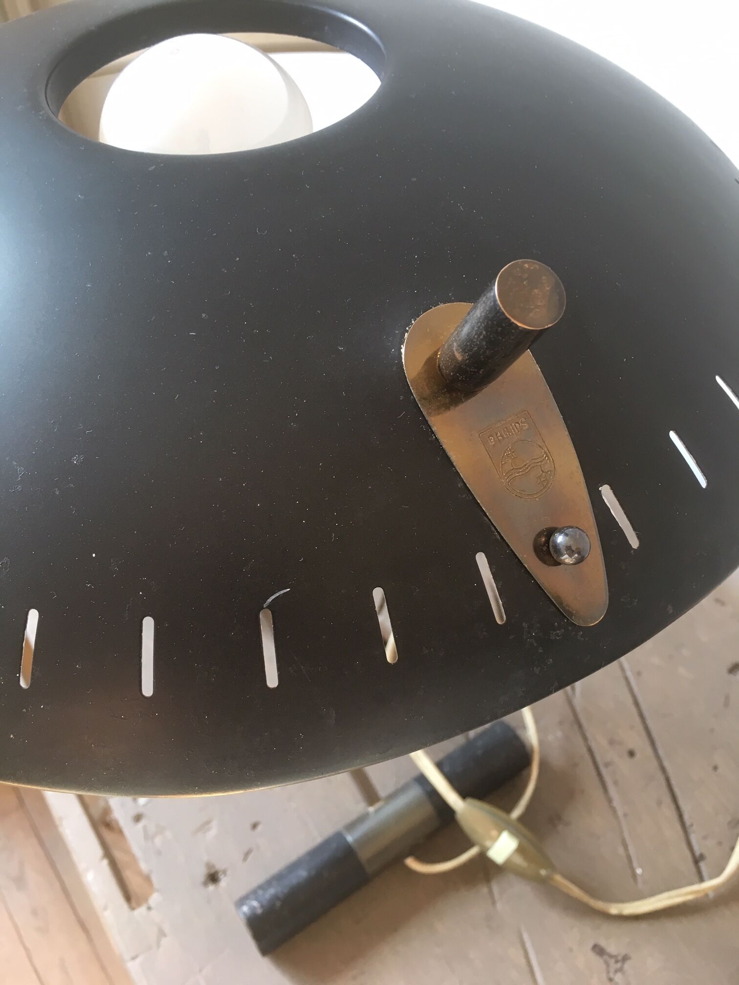 Lampe Z de Louis Kalff pour Philips, circa 1955