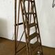 Grand escabeau en bois vintage