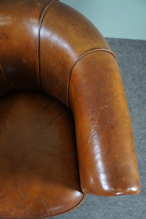 Club armchair in sheepskin, Joris