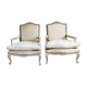 Paire de bergères de style Louis XV