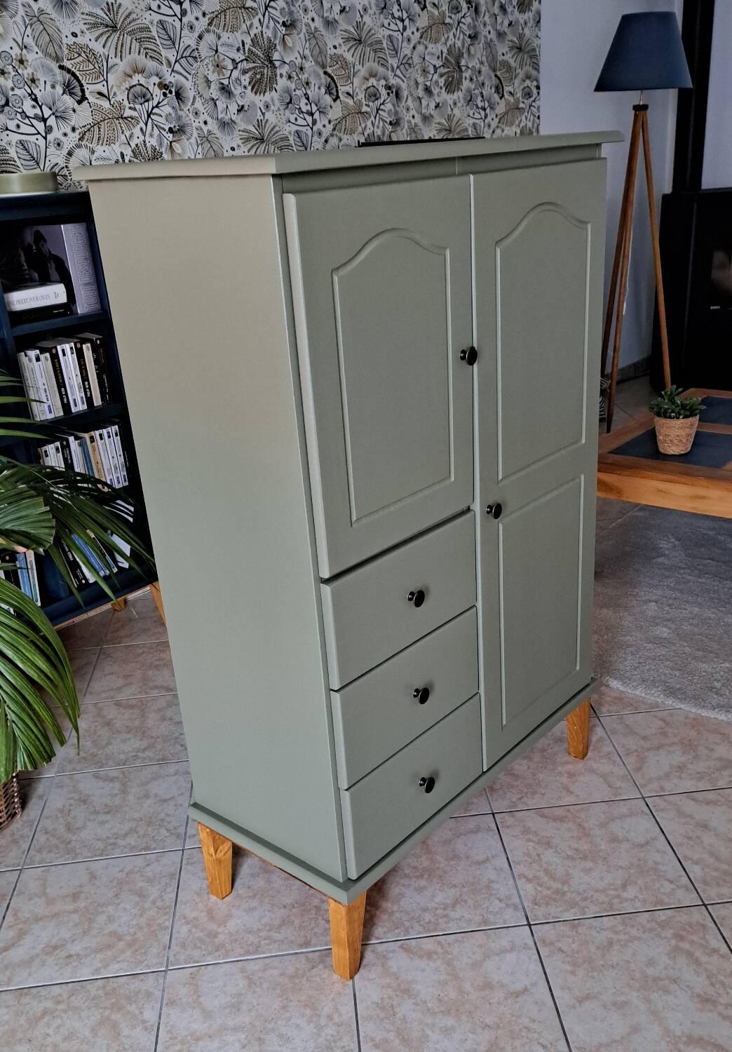 Rød Sødgren chest of drawers green Thisted