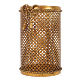 Umbrella stand in gilded metal by Li Puma Firenze