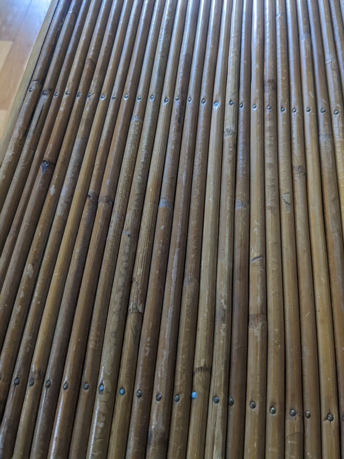 Rattan coffee table