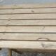 Vintage 1960 folding wooden table