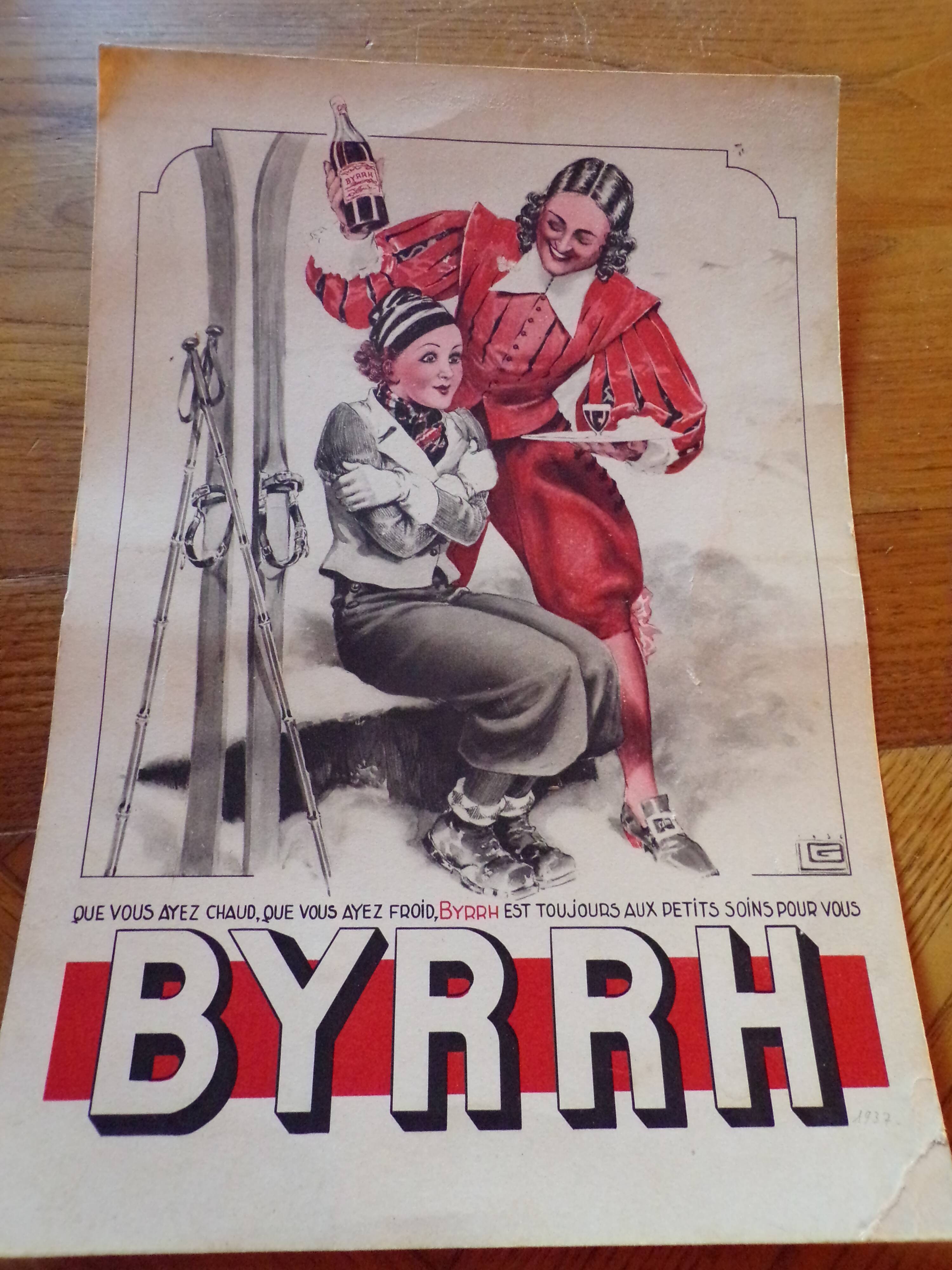 Advertising poster Byrrh 1936