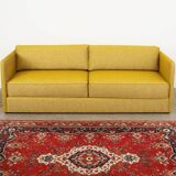 Yellow sofa, Scandinavian design, 00s