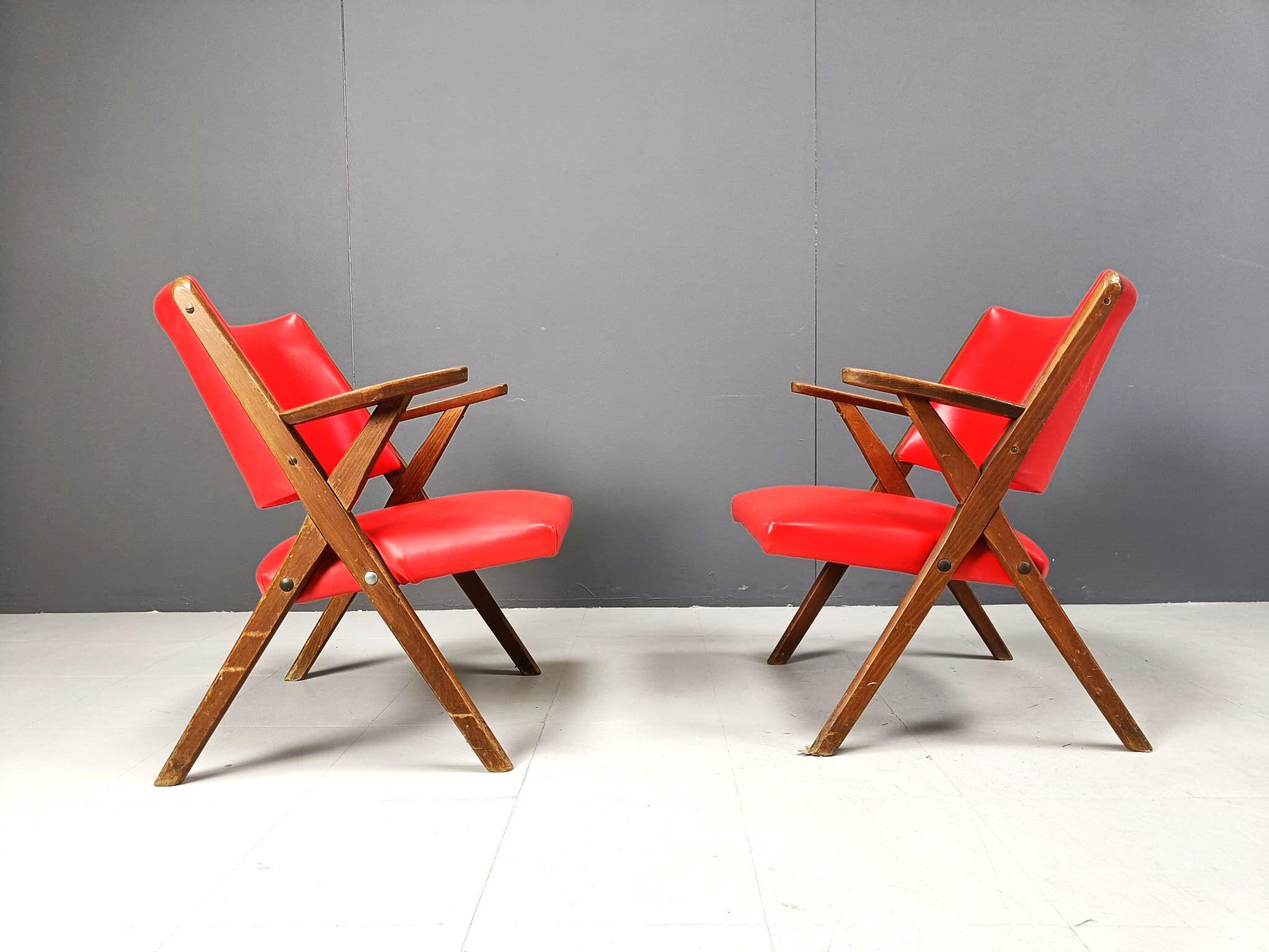 Fauteuils des années 60 par Dal Vera, ensemble de 2