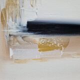 Framed abstract painting