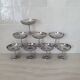 8 stainless steel 18/10 FCA style Létang and Rémi Jean Couzon cups