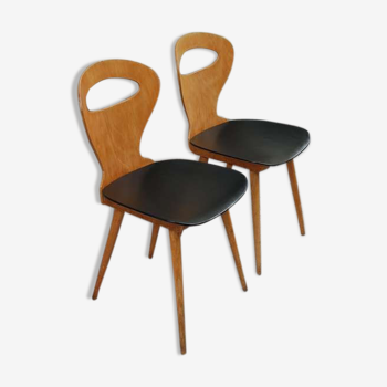 Paire de chaises "fourmi" Baumann