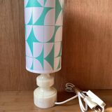 Vintage alabaster foot lamp