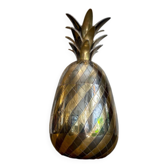 Seau à glace ananas 1970 Hollywood Regency