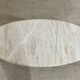 Table basse en marbre et pieds acier