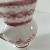 Henriot Quimper Camaïeu pink collection pitcher
