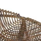 Tabouret en Rotin, Italie, années 1960s.