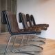 Lot de 4 chaises italiennes, années 70.