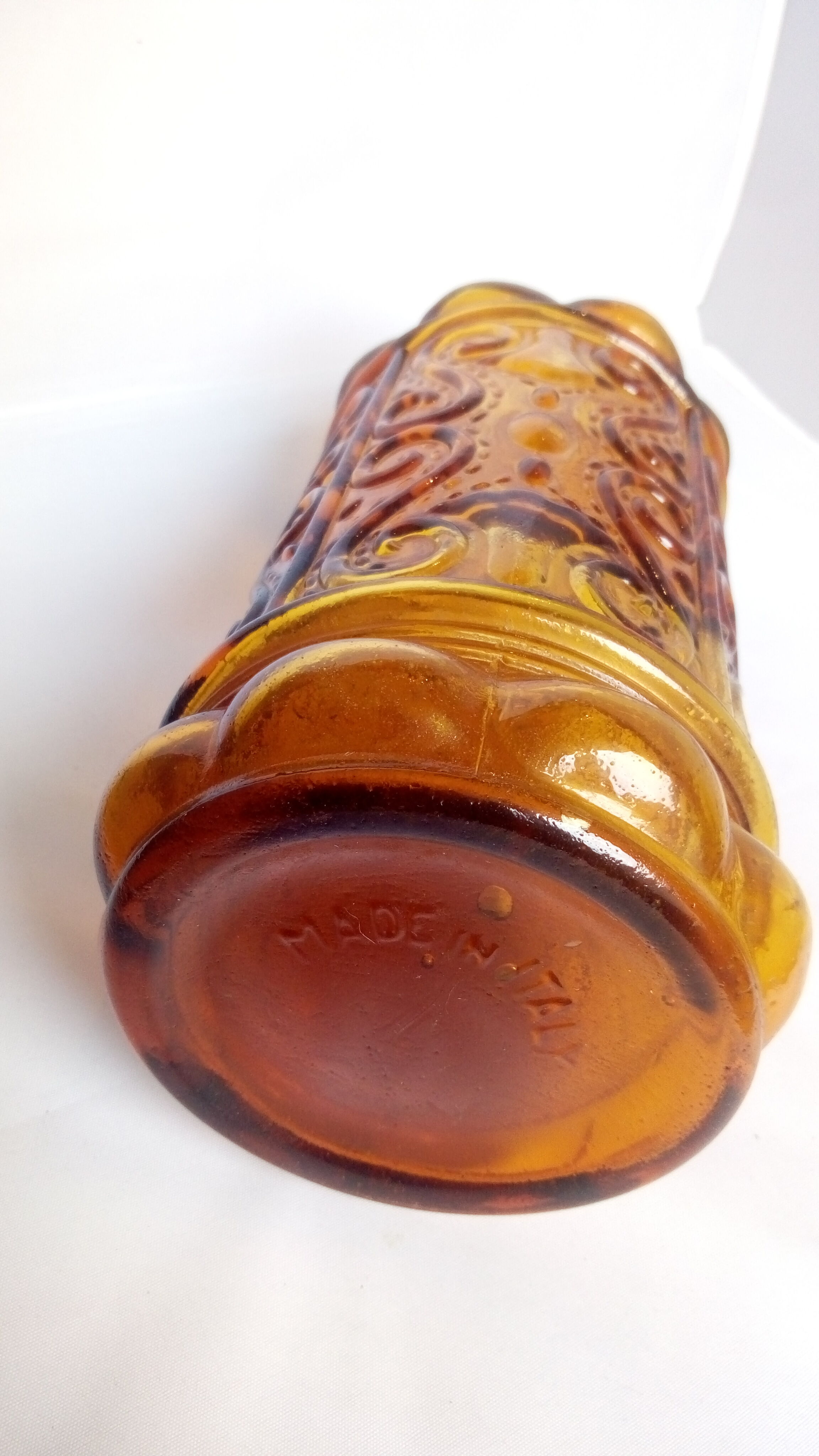 Italian glass bottle