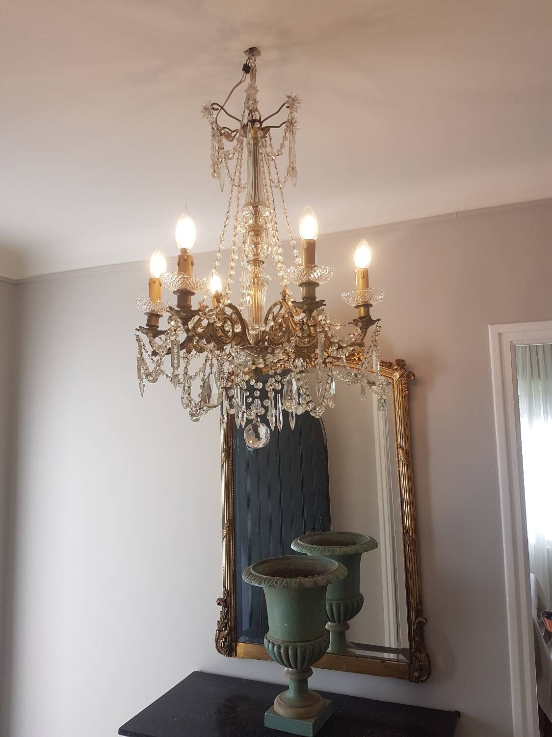 Tassel chandelier