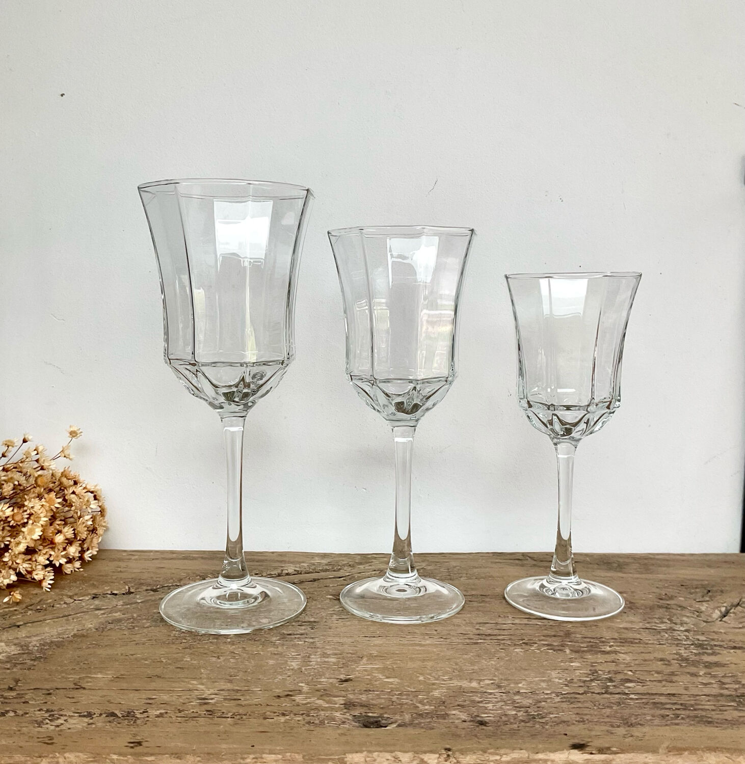 6 stemmed glasses "Octime" LUMINARC