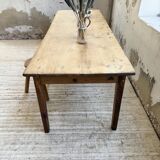 Table de ferme en pin, 1950