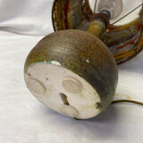 Vintage stoneware lamp
