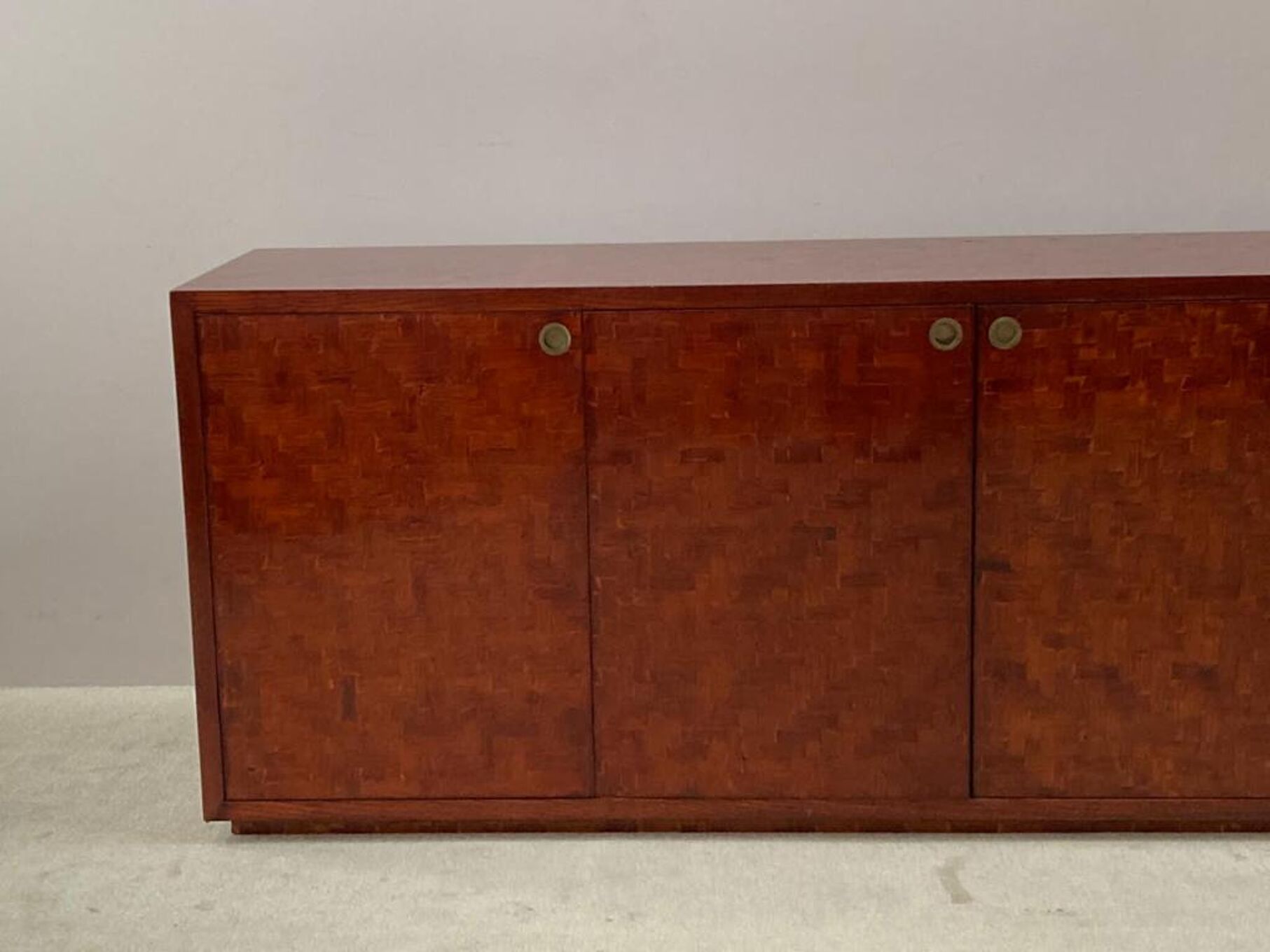 Enfilade marqueterie de bambou circa 1970 Selency Enfilade marqueterie de bambou circa 1970 Selency