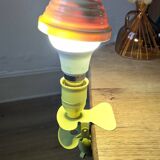Mushroom clip lamp