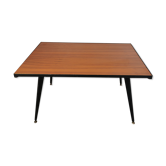 Coffee table mid-century compass legs