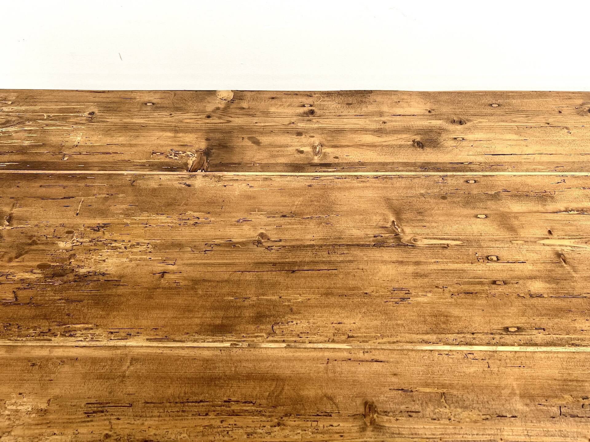 Table de ferme en pin, années 50