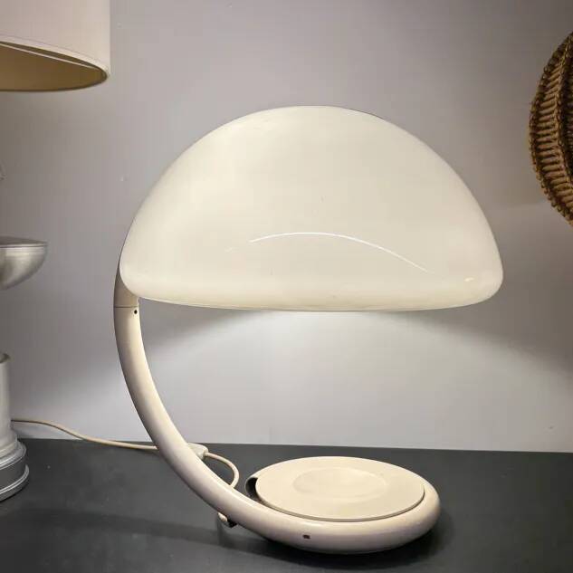 Lampe à poser Serpente Martinelli années 70