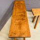 Industrial bench / butcher's table, 1950s, solid oak - large model