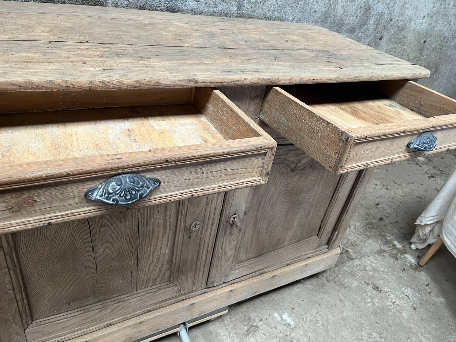 Antique oak sideboard in Provencal style