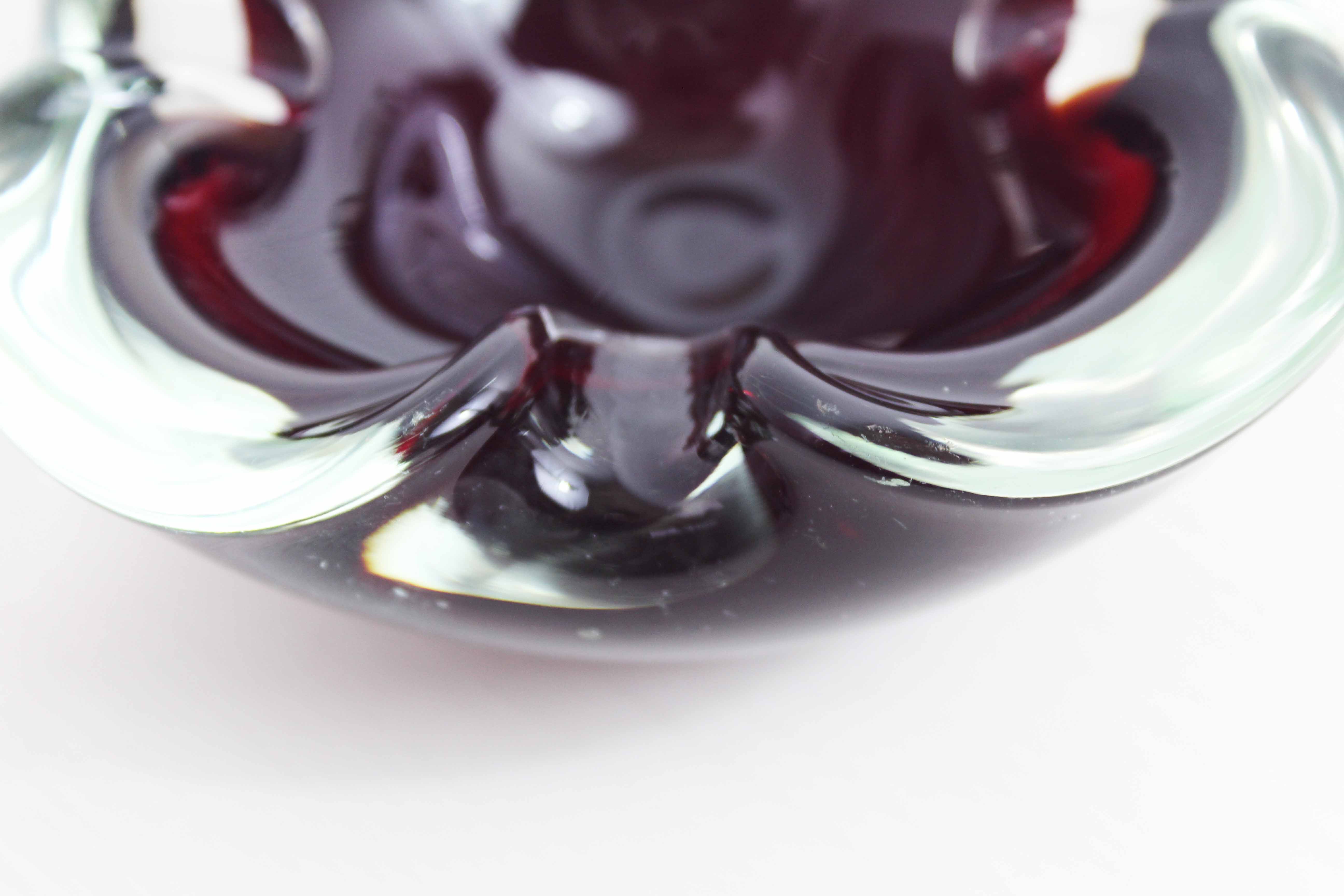 Murano glass ashtray