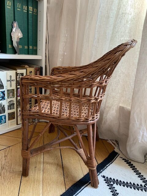 Rattan children's chair
