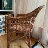 Rattan children's chair